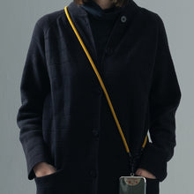 Load image into Gallery viewer, Burnt yellow 泥黃 -「金屬版」多用途電話繩連電話扣