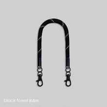 Load image into Gallery viewer, Black forest 黑森林 -「金屬版」多用途電話繩連電話扣