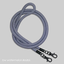 Load image into Gallery viewer, BW watermelon 黑白西瓜 -「金屬版」多用途電話繩連電話扣