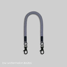 Load image into Gallery viewer, BW watermelon 黑白西瓜 -「金屬版」多用途電話繩連電話扣