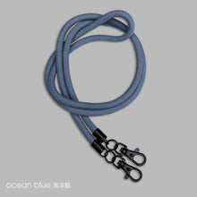 Load image into Gallery viewer, Ocean blue 海洋藍 -「金屬版」多用途電話繩連電話扣