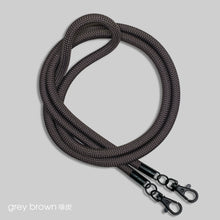 Load image into Gallery viewer, Grey brown 啡炭 -「金屬版」多用途電話繩連電話扣