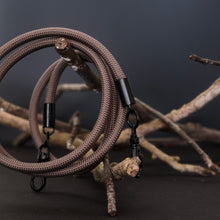 Load image into Gallery viewer, Grey brown 啡炭 -「金屬版」多用途電話繩連電話扣