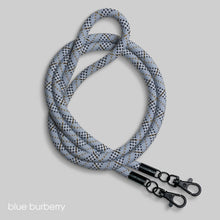 Load image into Gallery viewer, Blue burberry -「金屬版」多用途電話繩連電話扣
