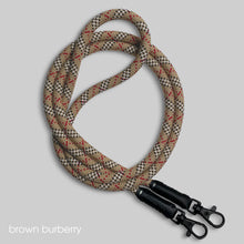 Load image into Gallery viewer, Brown burberry -「高級皮版」多用途電話繩連電話扣
